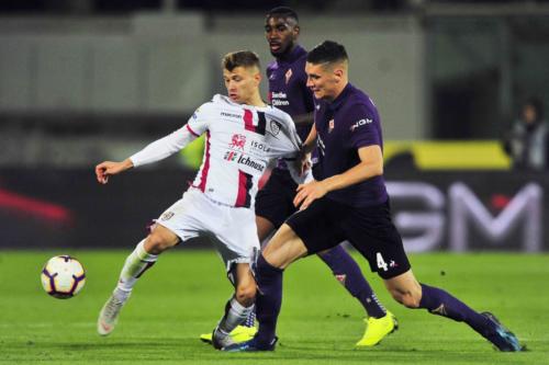 ACF FIORENTINA VS CAGLIARI Milenkovic Barella